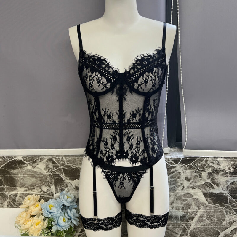 Lace Bodysuit Jumpsuit Sexy Lingerie - Image 5
